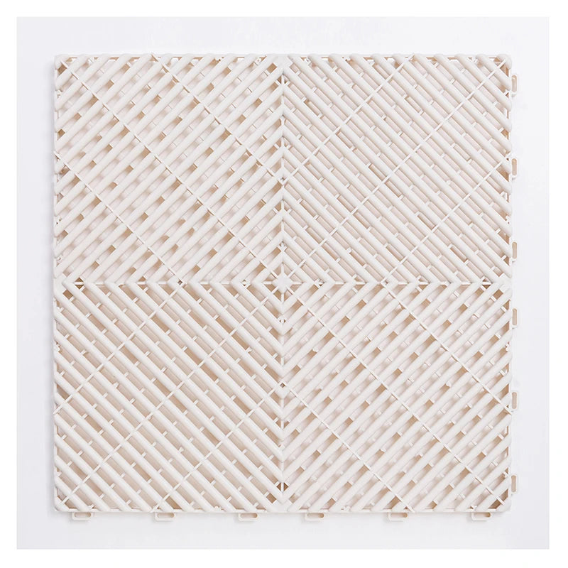 Modular Vented Floor Tiles for Garage Workshop - Anti-Slip Surface, Quick Drain Design - Daisan Mart
