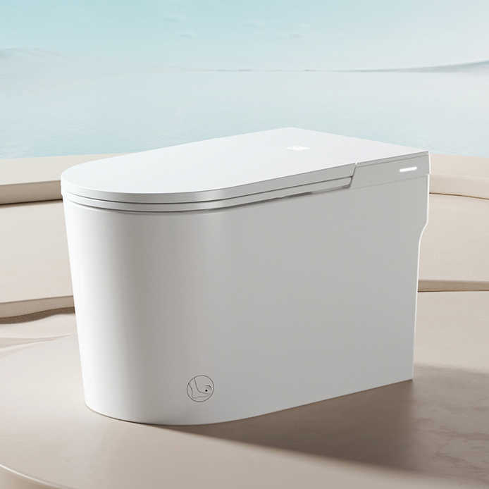 Floor mounted smart toilet, one piece smart toilet, automatic toilet, hotel electronic toilet 