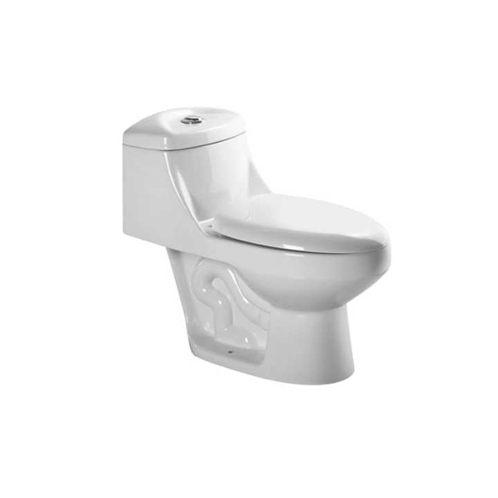 WC Ceramic Supplier Sanitary Ware One Piece Toilet Modern Bathroom One Piece Toilet Siphon S Trap 300 mm 