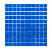 300x300 square glass mosaic tiles light blue modern design for swimming pool Cheap swimming pool floor mosaic tiles 