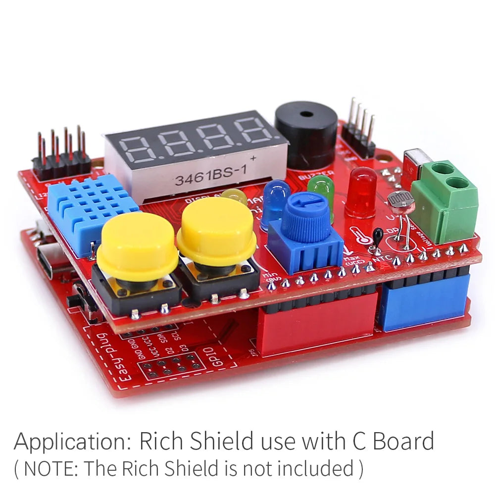 OPEN-SMART Type-C 5V / 3.3V ATMEGA328P Development DIY Board with Type C USB Cable Compatible for 328P Board
