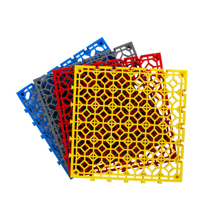 High quality interlocking plastic garage floor tiles, car wash floor tiles, PVC garage floor tiles 