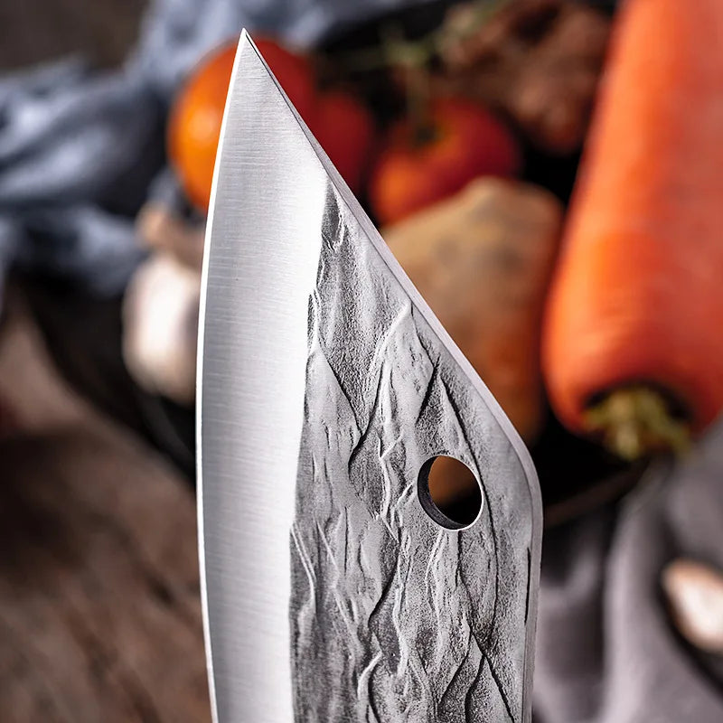 Serbian Chef's Hand-Forged Stainless Steel Boning Knife 50cm