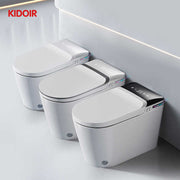 The latest Kidoir smart toilet, wall-mounted, one-piece water spray, luxury bathroom toilet model 2024, with voice control for the family 