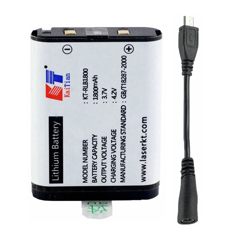 KaiTian Laser Battery Rechargeable Lithium for Self-Leveling Green/Red Line Nivel Laser 3D Vertical&Horizontal Lasers Levels 360