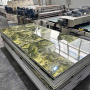 2024 Modern PVC Wall Panels Eco-friendly Marble Pattern Waterproof For Living Room, Bathroom, Bedroom, Villa