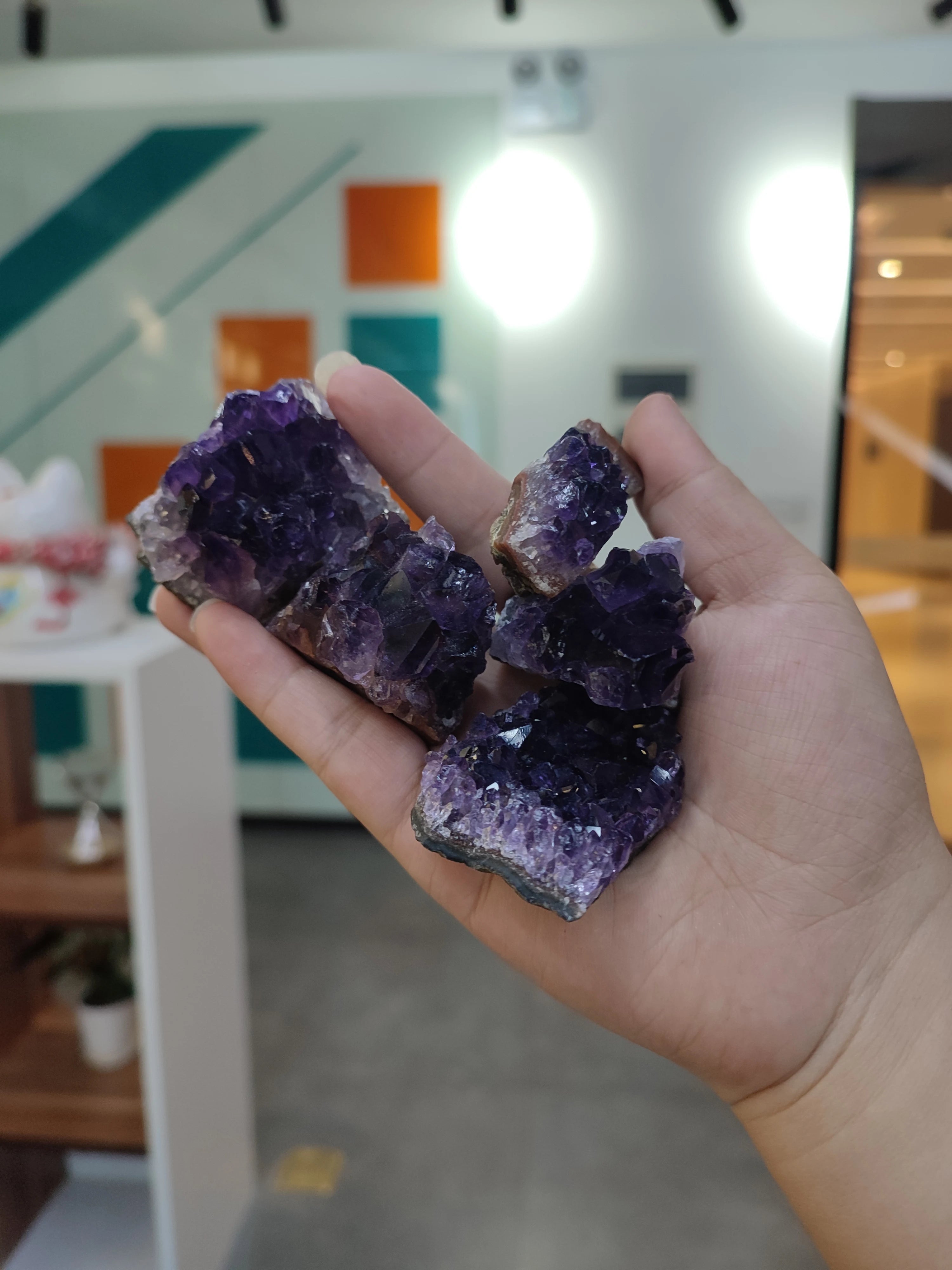 Amethyst Crystal Energy Stone Decoration