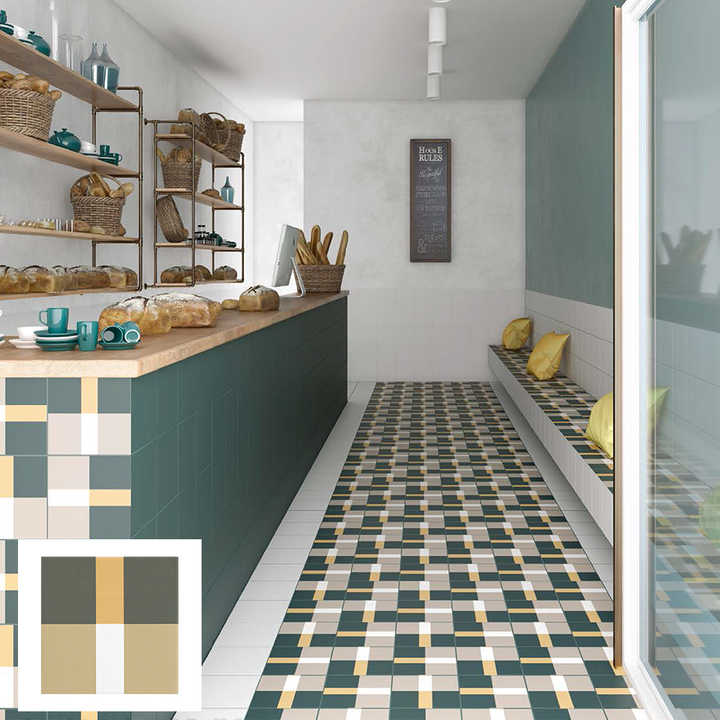 New design china ceramic flower pattern floor tiles in Foshan with good quality for decoration 
