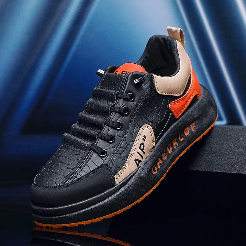 Giày Thể Thao Nam Đế Dày Thoáng Khí Nâng Chiều Cao