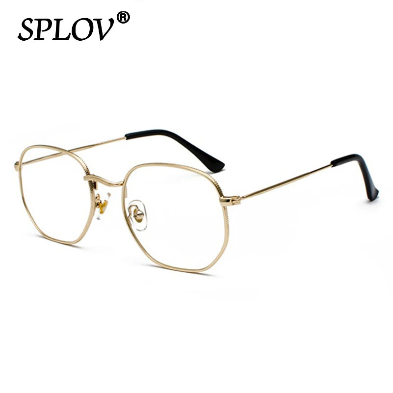 Kính Mắt Lục Giác Retro Kim Loại Chống UV Thời Trang - Daisan Mart