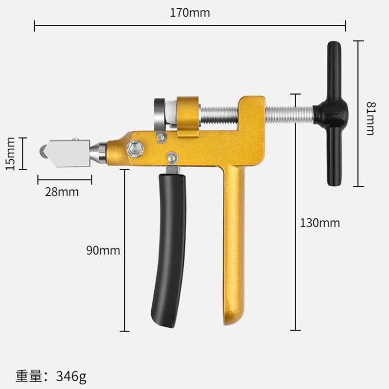 3 in 1 Upgraded 6MM-8MM Glass Tile Cutter