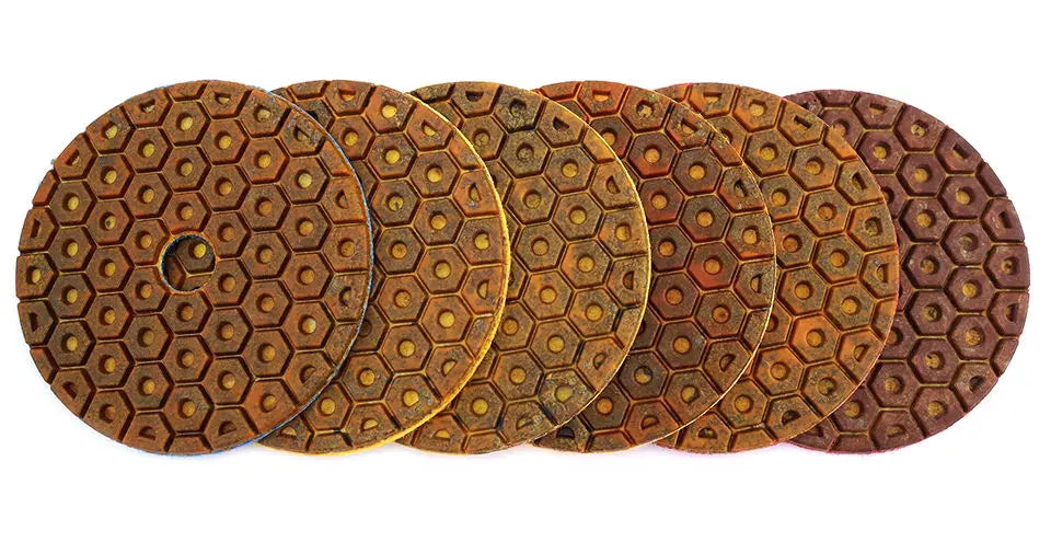 Đĩa Mài Kim Cương 4 Inch 6 Bước Đánh Bóng Đa Năng