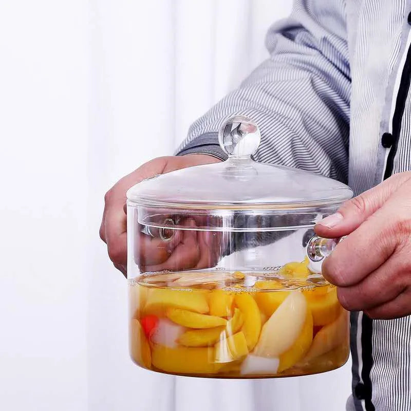 Heat Resistant Glass Bowl For Cooking Noodles Safe For Kitchen