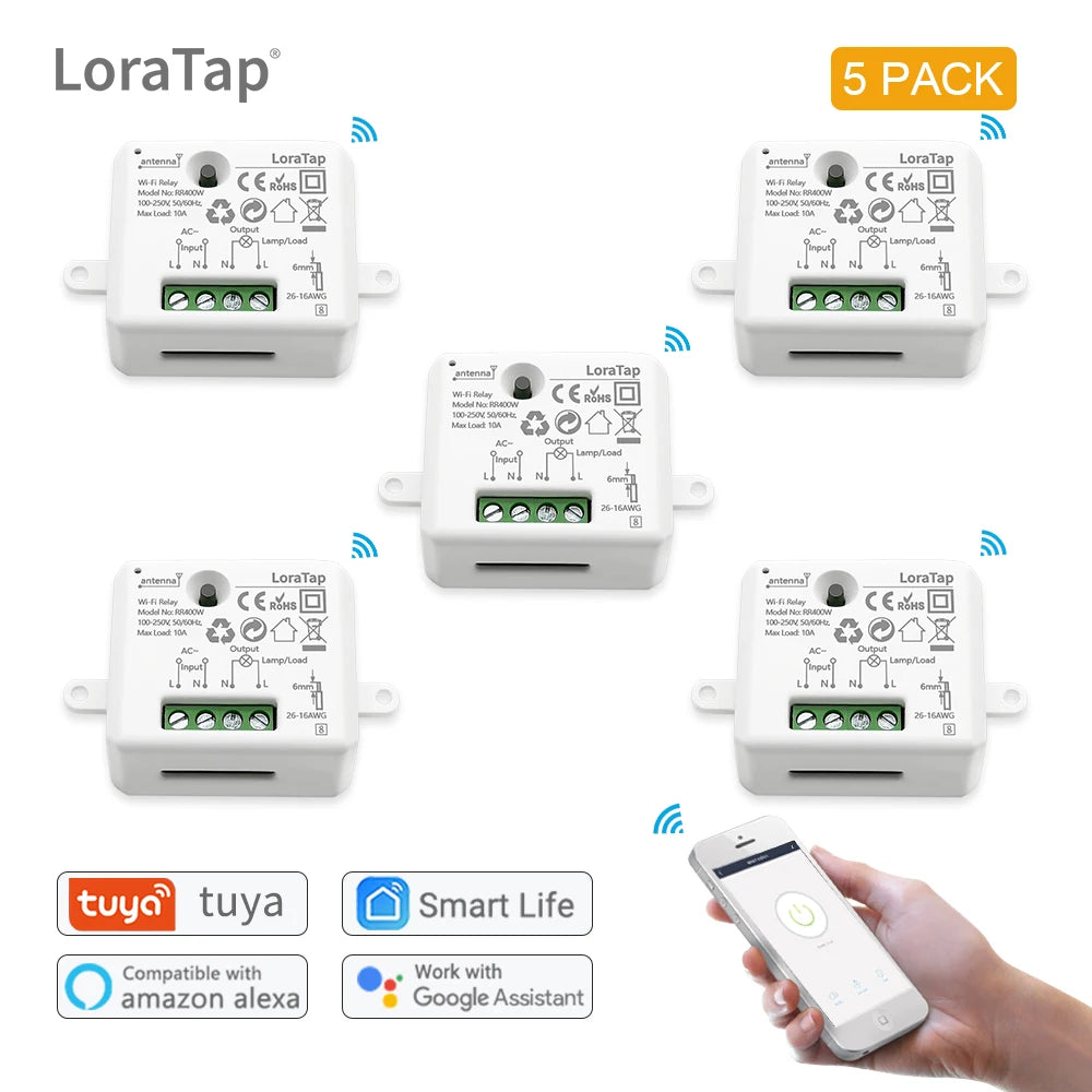 LoraTap Mini WiFi Smart Switch 220V 