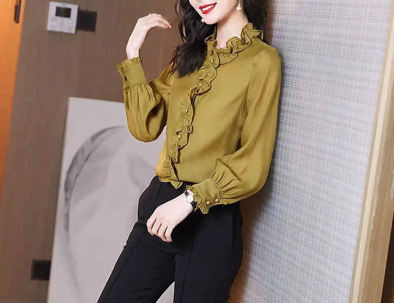 Women's Shirts 2024: Long, Pleated, Elegant