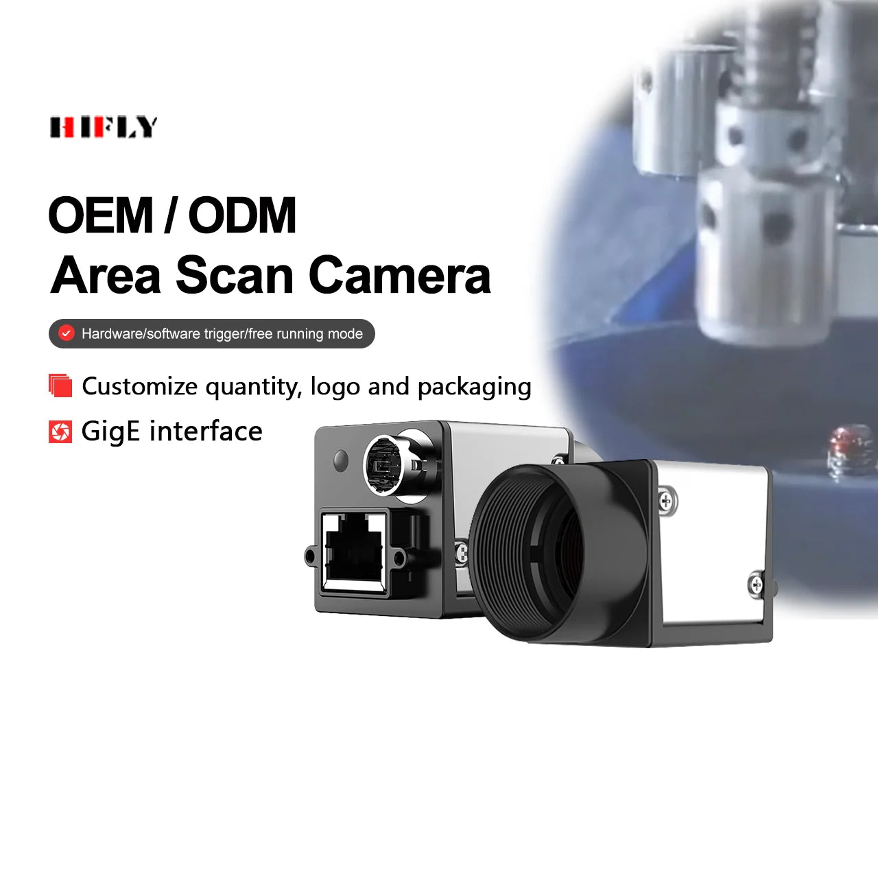 815FPS USB3.0 Gige Vision Super Speed ​​Industrial Camera