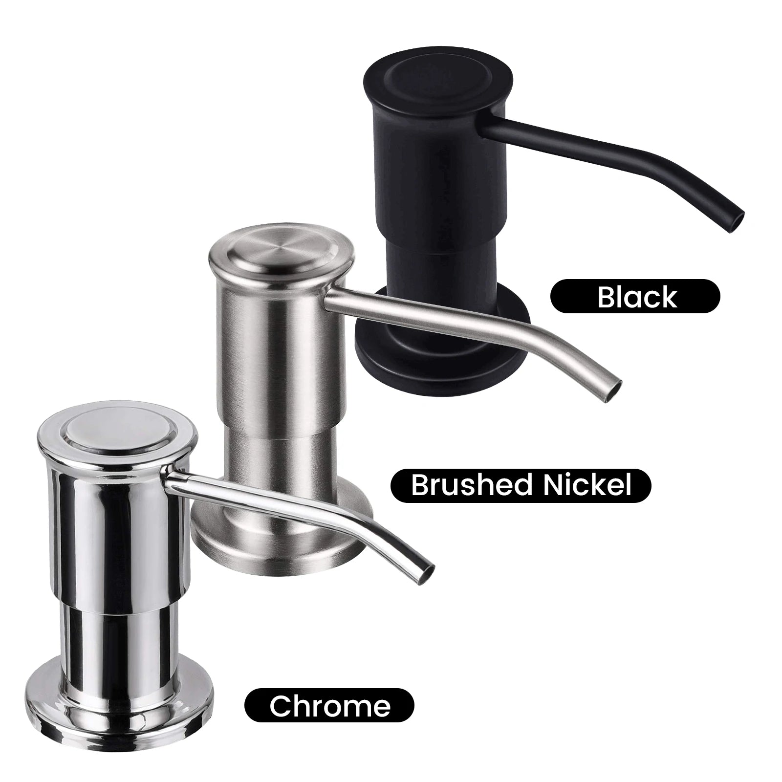Samodra 500ml Luxury Stainless Steel Kitchen Soap Dispenser