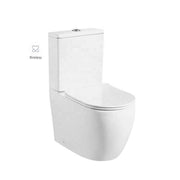 Medyag Hot Back to Wall Rimless Ceramic Toilet, CE and Water Mark Premium Two-piece Toilet, Hygienic Toilet 