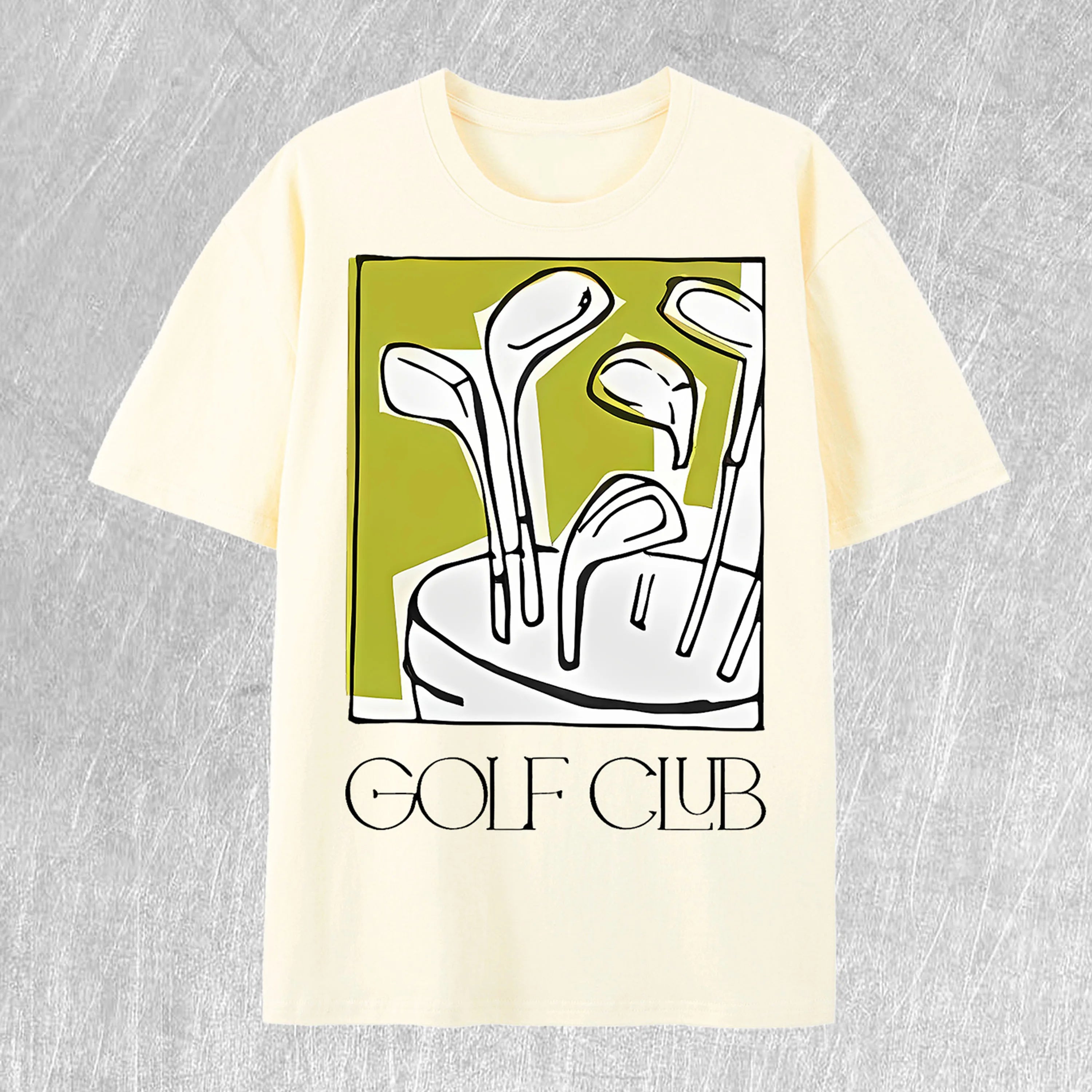 Golf Club T-Shirt 100% Cotton - 7 Colors, US Warehouse