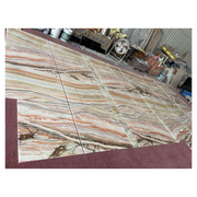 Rainbow Onyx marble slab, multi-colored agate stone slab for interior wall cladding, natural marble kitchen countertop 