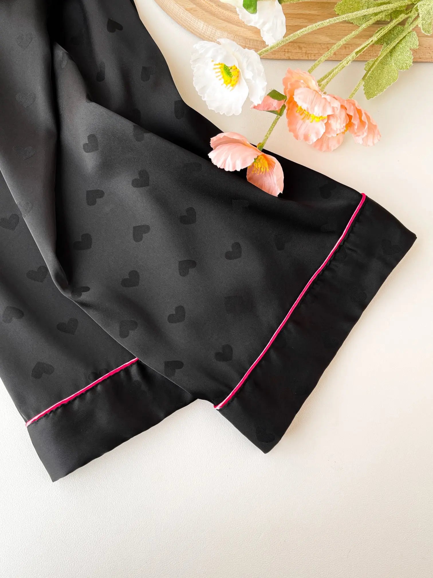 Women's Summer Silk Pajamas, Cool, Short Sleeve, Plain