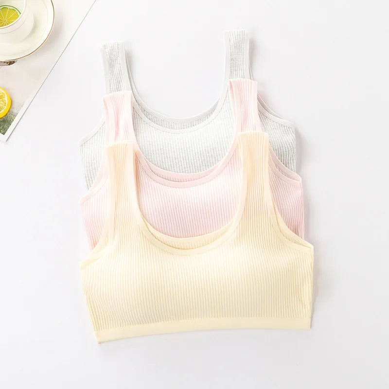 Áo Ba Lỗ Trẻ Em Cotton - Áo Tập Luyện Bé Gái - Daisan Mart