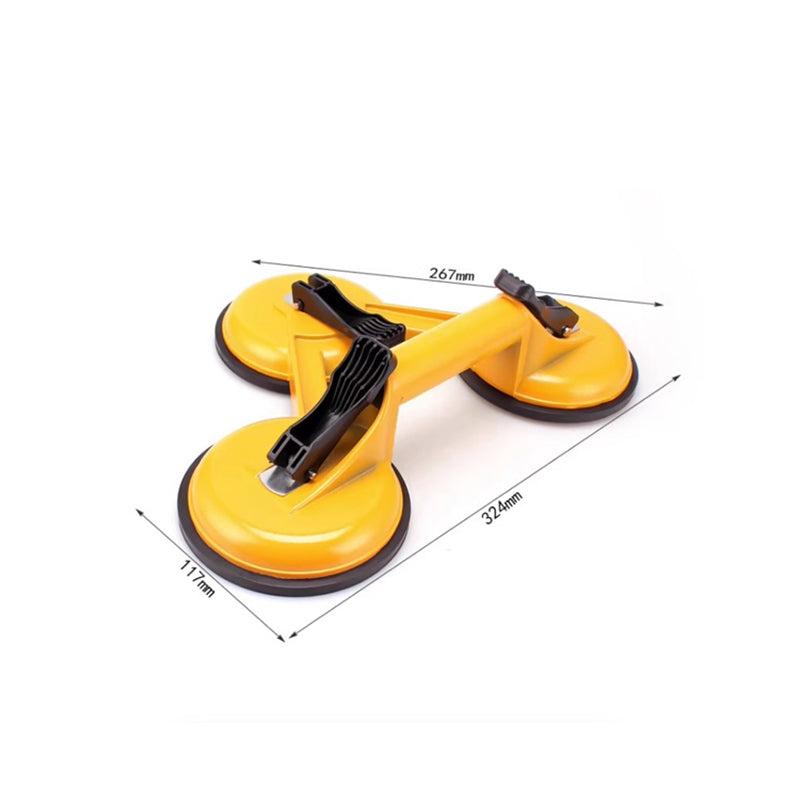 Aluminum ceramic glass suction head with two legs 