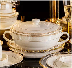 Bộ Bàn Ăn Sứ Xương 60 Món Noel Xiaozi Thanh Lịch