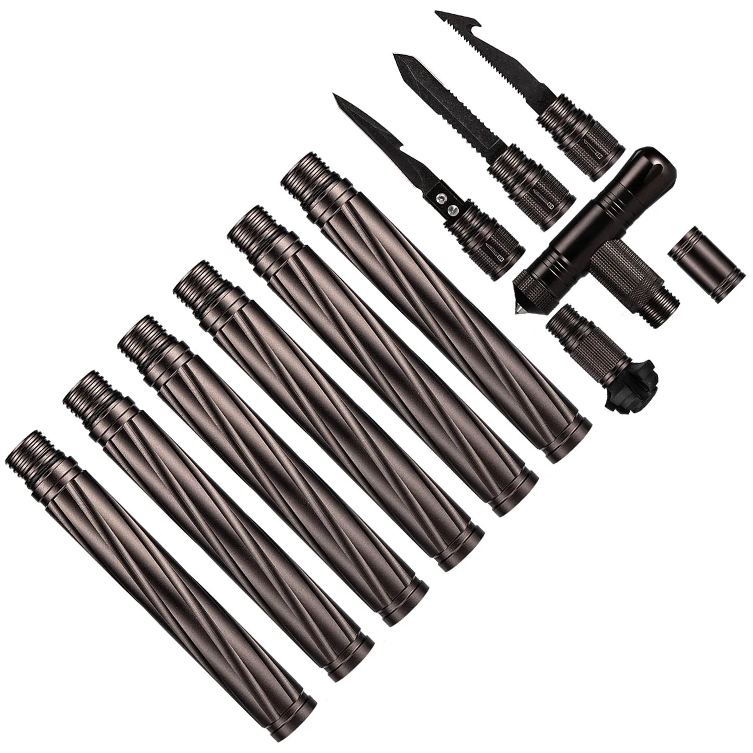 Multi-function Climbing Stick Set for Outdoor Survival 50cm