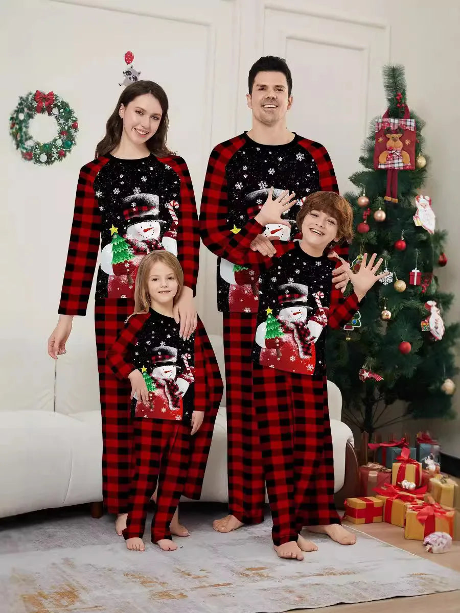 Merry Christmas Family - Matching Long Sleeve Pajama Set