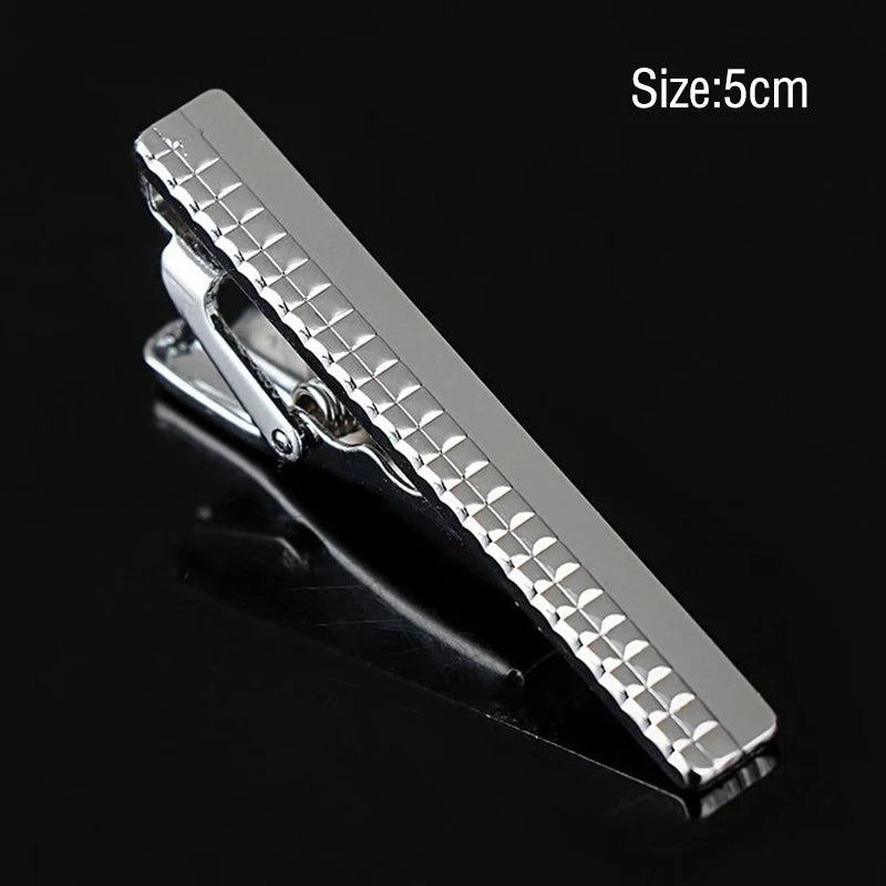 男士條紋領帶夾 時尚簡約款