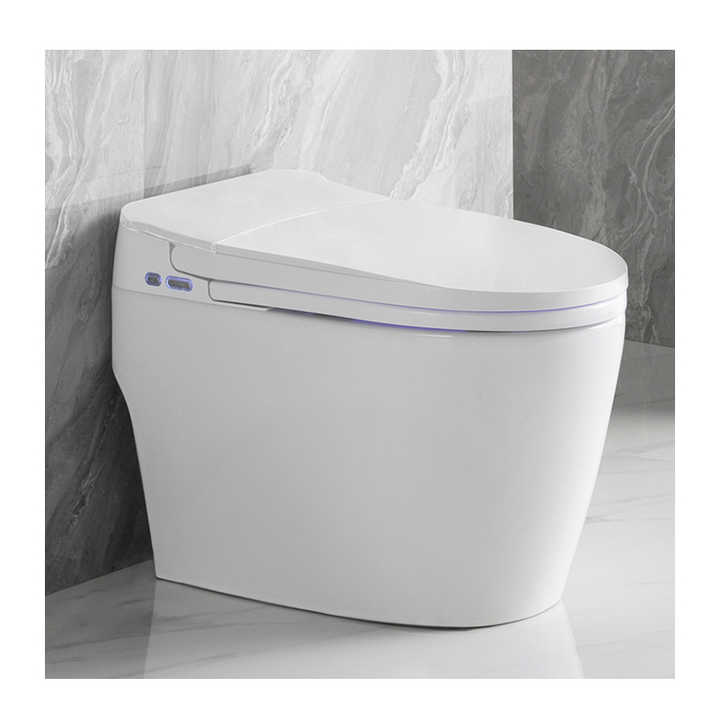 CUPC Modern Auto Sensor One Piece Smart Wc Bidet Commode Toilet Bowl Automatic Smart Toilet with Remote Control 