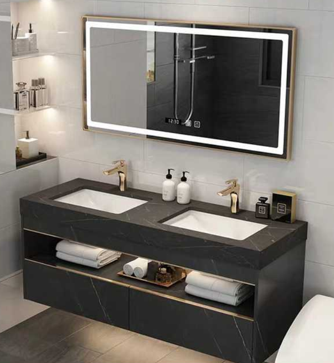 719 80cm Plywood Bathroom Wall Cabinet 