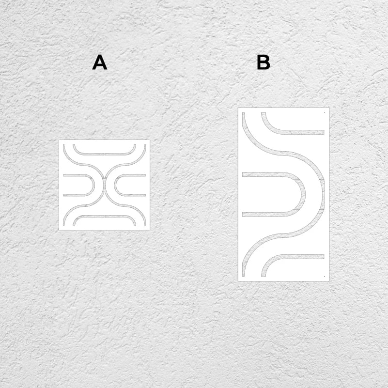 40cm - 80cm Stencil For Decor Wall Paint Painting Template Furniture Large Tradition Arabic African Ancient Ethnic Flower S216