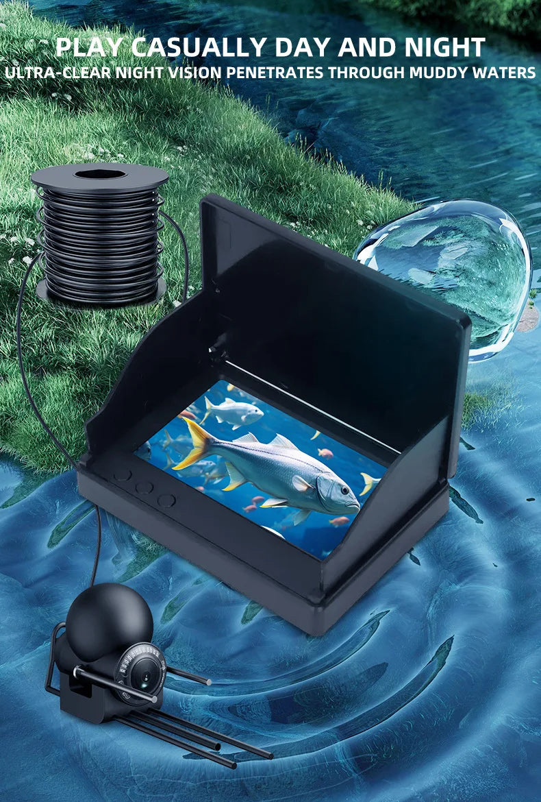 Outdoor Waterproof Fish Camera with English Support