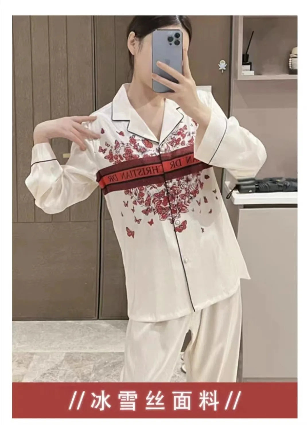 Bộ Đồ Ngủ Nữ Mùa Xuân Samwestart Dài Tay Thoáng Mát