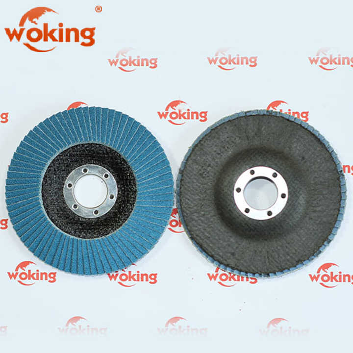 4 inch Alumina-Zirconia Abrasive Disc with Fiberglass Backing for Wood or Steel 