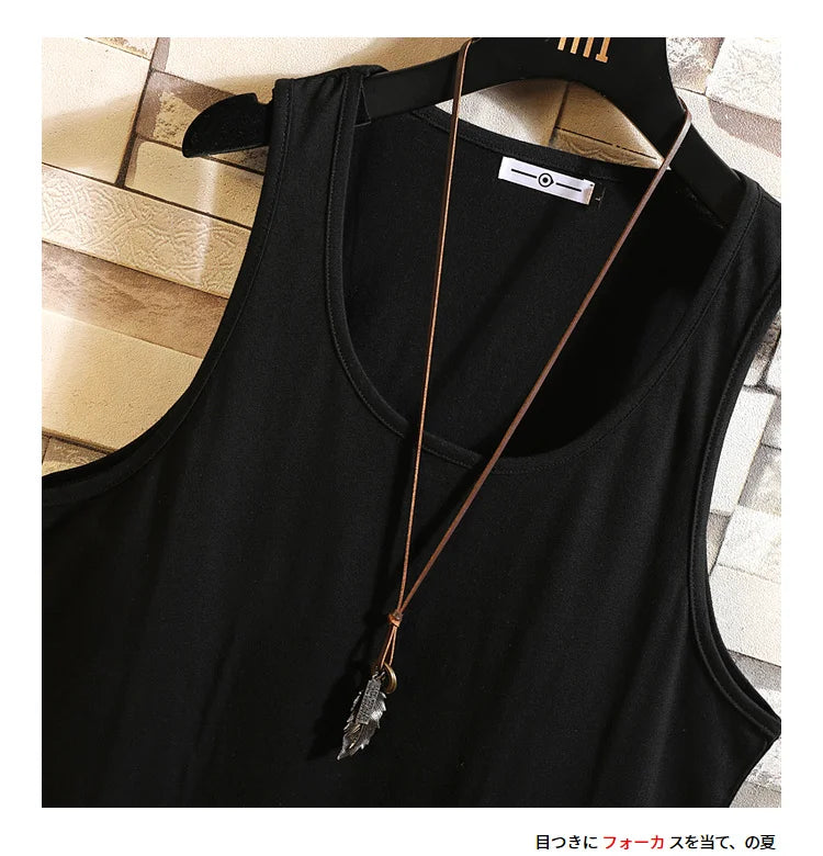 Áo Tanktop Thể Hình Nam, Vải Cotton Dáng Rộng Mùa Hè - Daisan Mart