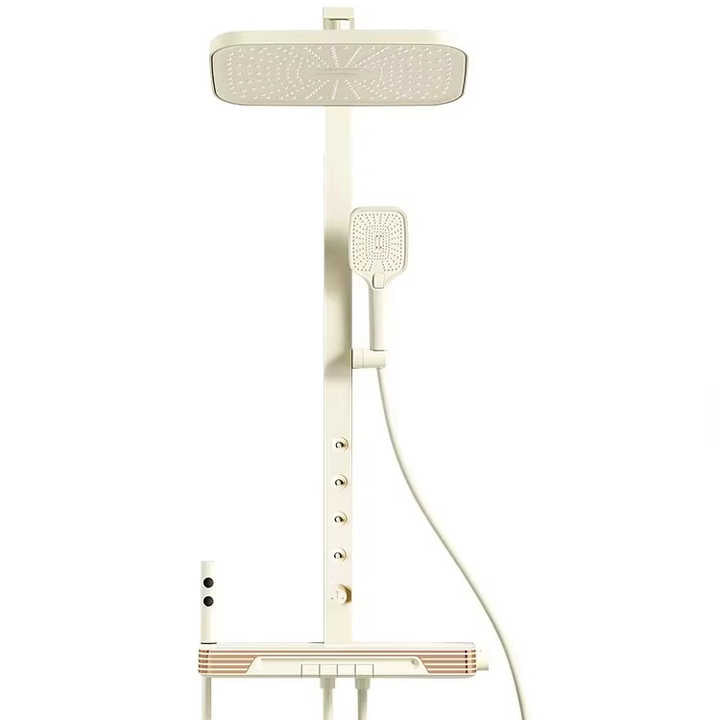 New stylish rectangular shower set suitable for family bathroom 