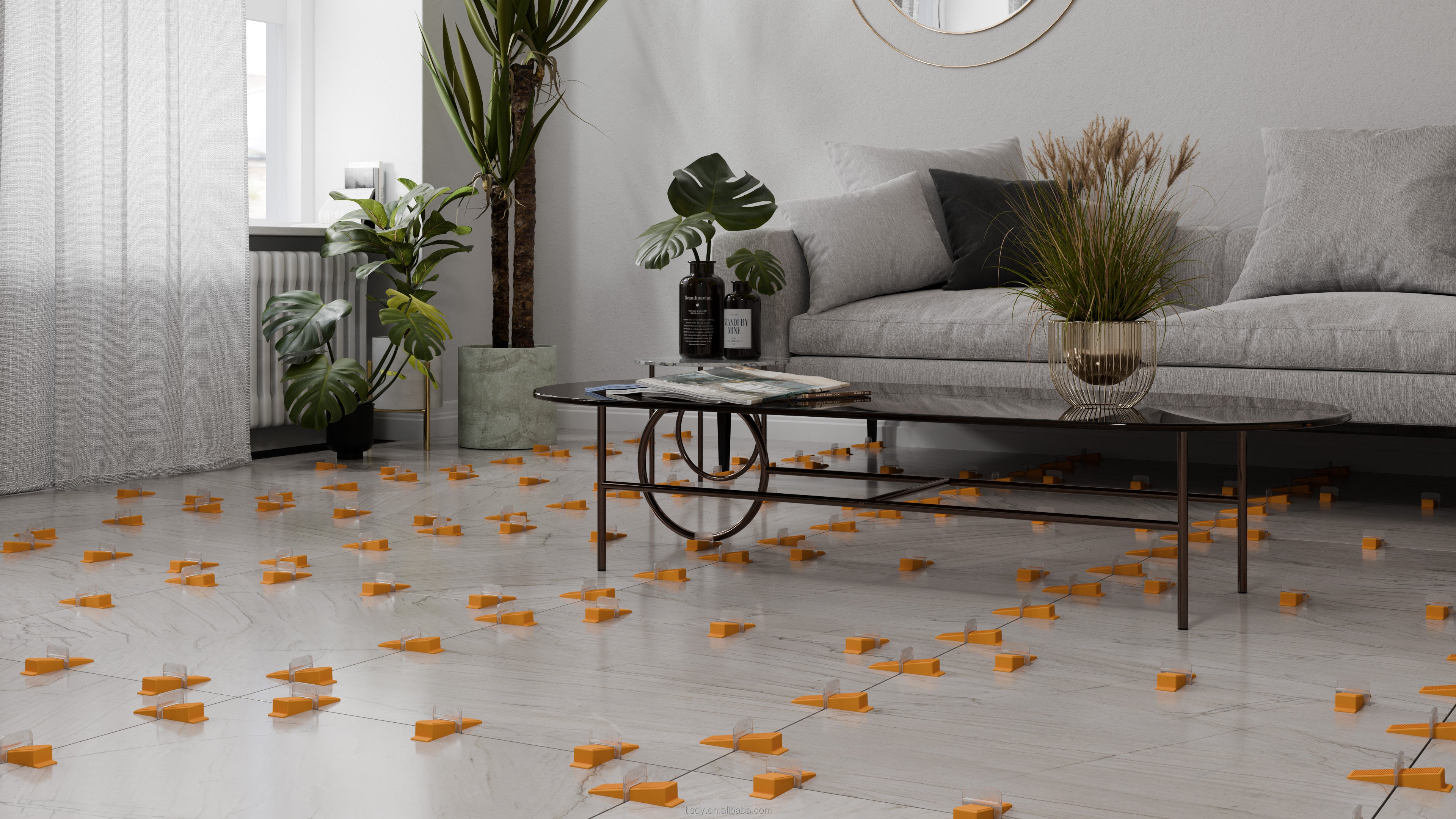 Professional Chinese supplier of reusable colored brick wedges, brick leveling system 