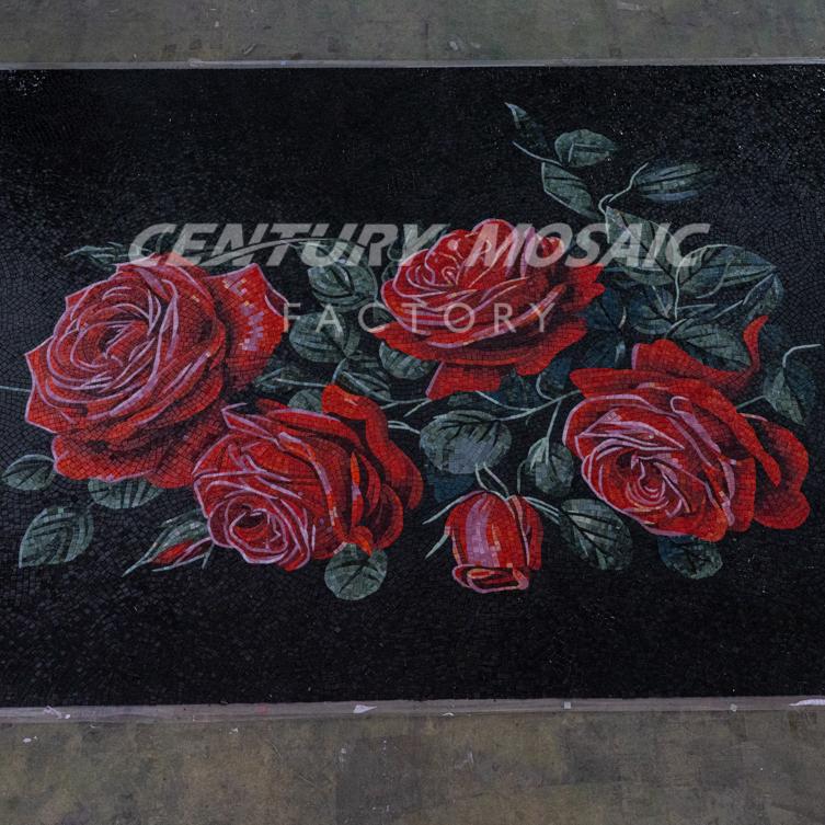 Centurymosaic Handmade Glass Mosaic Painting Beautiful Bright Pattern