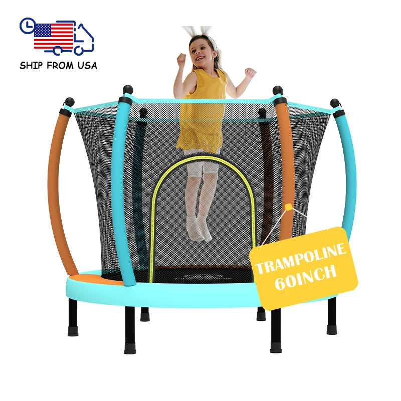 Zoshine Best Price 60 Inch Kids Jumper - Space-Saving Design, Easy Assembly, Ideal for Rainy Day & Winter Indoor Activity - Daisan Mart