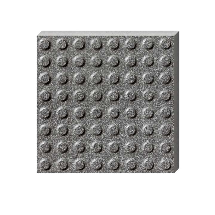 Anti-slip matte ceramic tactile indicator tiles for sidewalk floors 