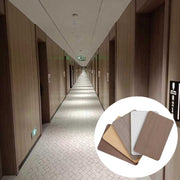 Waterproof, lightweight, durable, rigid bamboo charcoal fiber PVC wall panel for hotel interior decoration