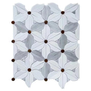 Mosaics Modern Scandinavian B&B Living Room Balcony Bathroom Kitchen Wall and Floor Glass Tiles Look Like Natural Marble Mosaic - Daisan Mart
