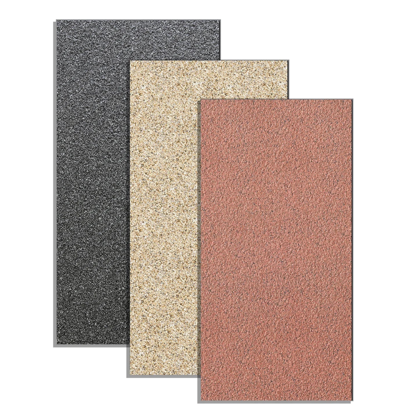 Modern Garden Square 300x600mm Outdoor Paving Stone 18mm Thick Full Body Ecological with Accent & Border Tiles - Daisan Mart