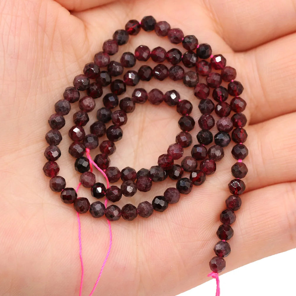 Natural 4mm Rose Quartz Beads Bracelet