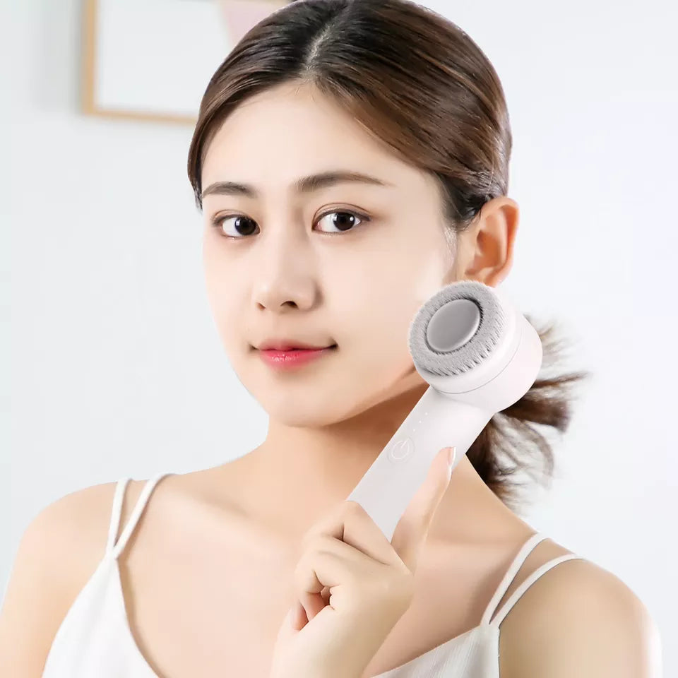 Bàn chải rửa mặt lông mềm chuyên nghiệp nhất, bán chạy nhất trên Tiktok, dụng cụ làm sạch da mặt kiểu spa. - Daisan Mart