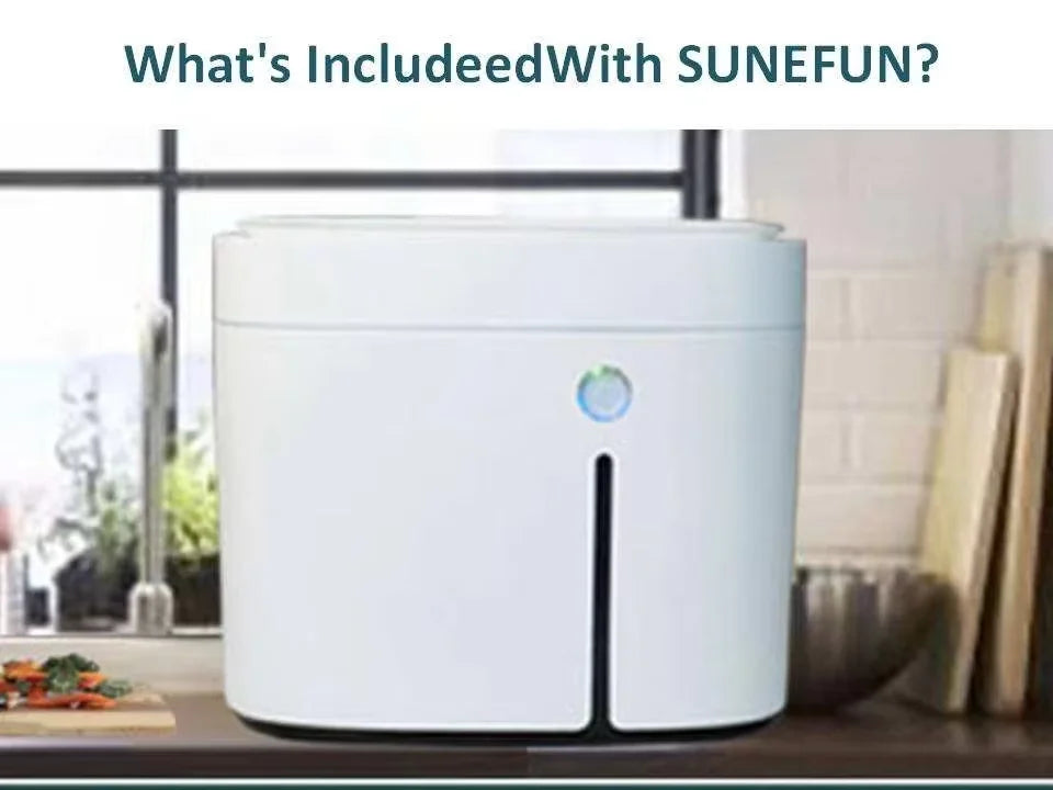 Máy Ủ Phân Mini SUNEFUN SF-3KG - Xử Lý Rác & Tã Dùng 1 Lần - Daisan Mart