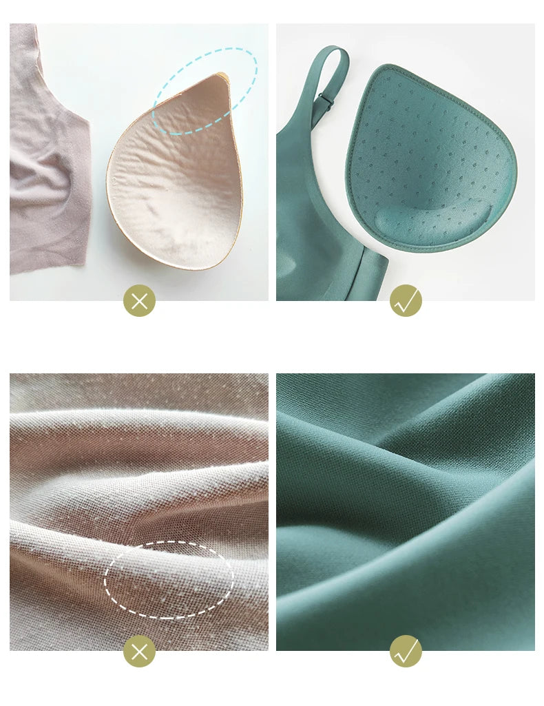 SUJIIN Ultra Thin Women's Underwire Push-Up Bra